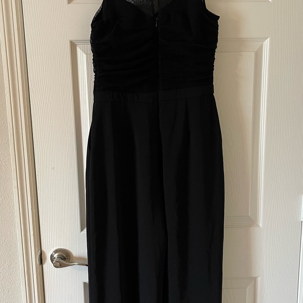 Zara Black Mesh Detail Top